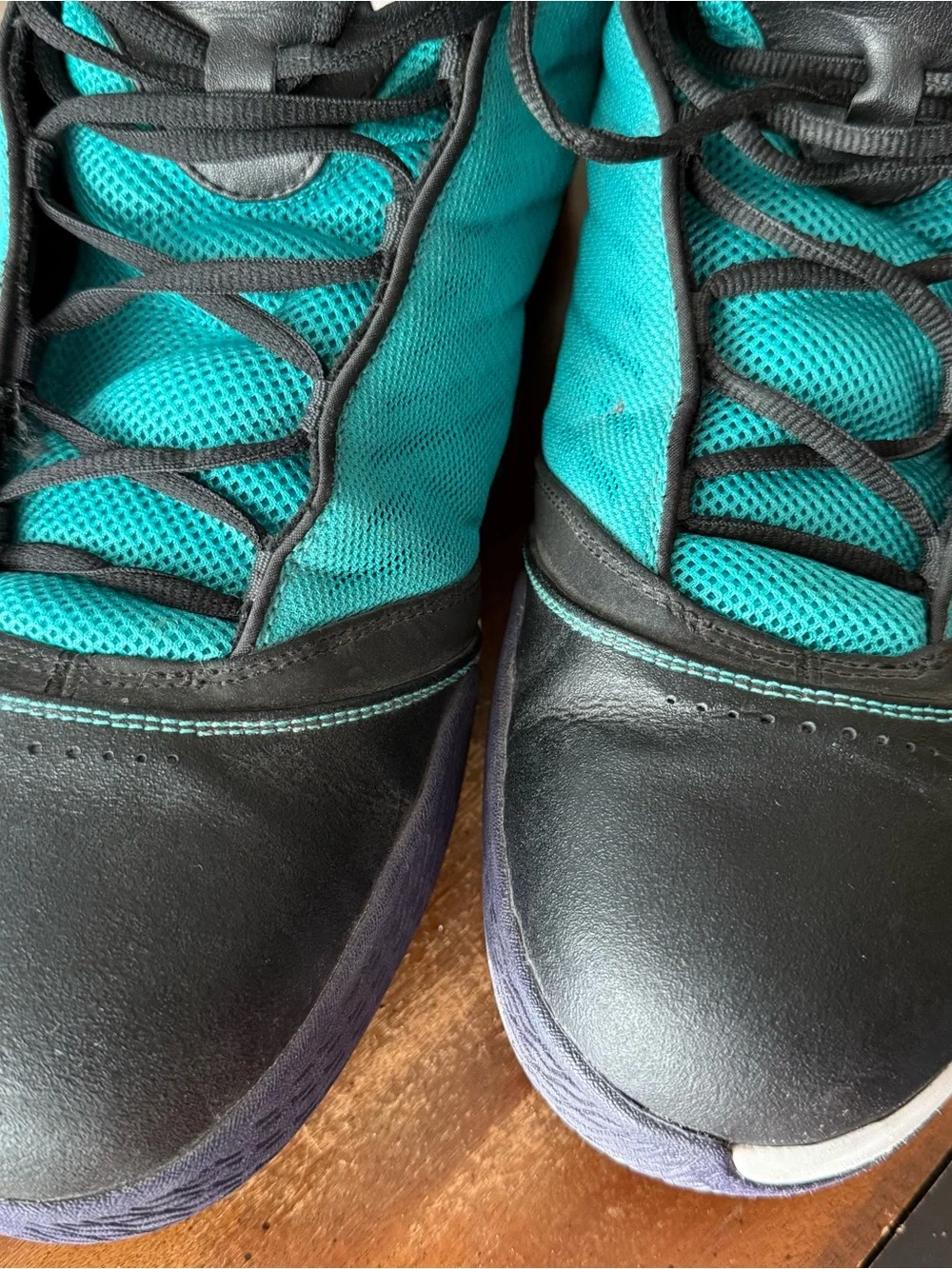 Nike Jordan B'Mo New Emerald Black Grape Ice 580590-008 Men's Size 17 RARE size